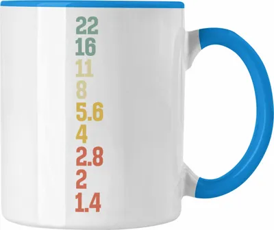 Produktbild von Trendation - Fotograf Tasse Zubehör Fotografie Geschenk Fotografieren Kaffeetasse Geschenkideen Lustige Grafik Insider (Blau)