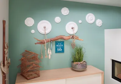 Produktbild von Decosa Rosette Eleonora, weiß, Ø 41 cm - 1 Stück