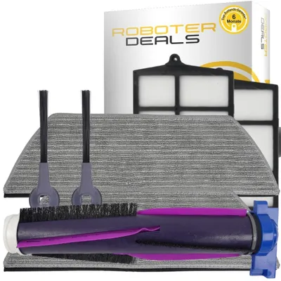 Produktbild von Zubehör Set, Ersatzteile Kit für Shark Power Detect (AV2800ZEEUWH) (1x Hauptbürste, 2x Filter, 2x Pad, 2x Seitenbürste)