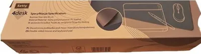 Immagine prodotto di Tappetino doppio per mouse e tastiera
