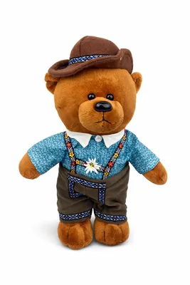 Produktbild von Bayerischer Teddybär mit Lederhose 35 cm Kuscheltier Plüschtier Stofftier in Tracht Souvenir Geschenk