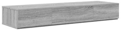 Immagine prodotto di Scrivania da studio Sonoma grigio, dimensioni 130 x 40 x 19,5 cm, realizzata in legno composito