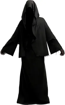 A full-body shot of a Nazgul costume against a white background.