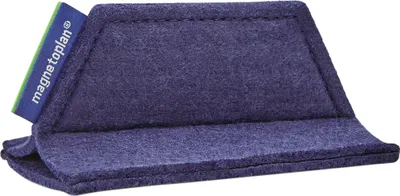 Produktbild von magnetoplan Tafelwischer 1228814 magnetoWipe ecoAware PET-Filz blau