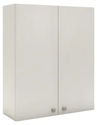 Produktbild von haaus Zaria Badhängeschrank, 2 Türen, MDF, Weiß Hochglanz/Weiß, 60 x 22 x 72 cm