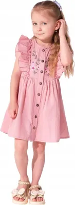 Produktbild von Kleid für Mädchen –  Größe  122,  Alter 7 Jahre,  Rosa