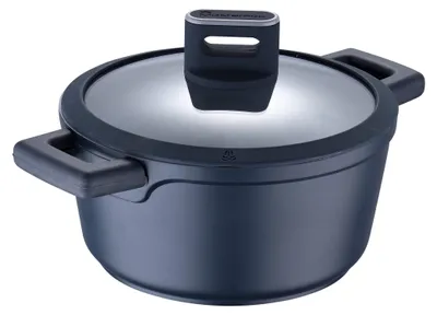 Produktbild von MasterPRO Indigo | Topf mit Deckel 20 cm x 10 cm | Kochtopf Antihaftbeschichtet