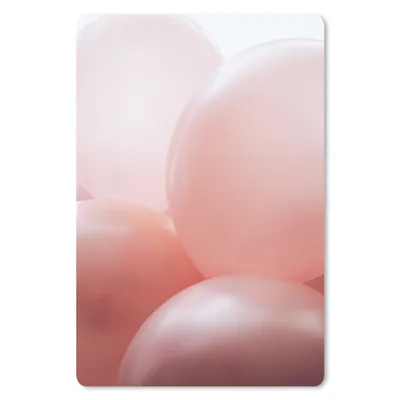 Produktbild von MuchoWow® Mauspad Mousepad Ballon - Rosa - Pastell 40x60 cm - Mousepads - Maus Mat - Pad - Mausunterlage - Schreibtisch Accesoire