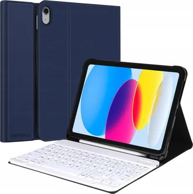 Zdjęcie produktu dla Jademall Magnetyczne Etui Z Klawiaturą Bluetooth Do Ipad 10 Gen 2022