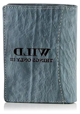 Produktbild von Herren Brieftasche Geldbörse blau Leder 12x2x10cm
