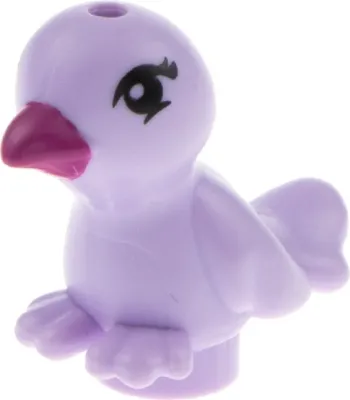 Produktbild von 1x Lego Tier Vogel Friends lavendel lila Schnabel magenta Elves 98388pb06