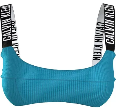 Produktbild von Calvin Klein Damen Bikini Oberteil mit Bügel, Blau (Blue Tide), XS