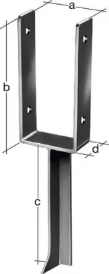 Obrázek produktu pro GAH-Alberts 216740, Ocel, Ocel, Žárově pozinkovaný povlak, 1 kusů, ETA-10/0210