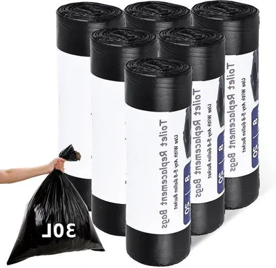 Obrázek produktu pro Biologicky rozložitelný černý pytel o objemu 30 l na kempování