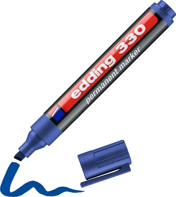 Produktbild von Permanentný popisovač edding 330 modrý