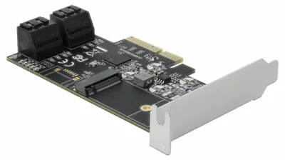 Obrázek produktu pro DeLOCK 90396, PCIe, M.2, SATA, Černá, Zelená, Šedá, 6 Gbit/s, SATA