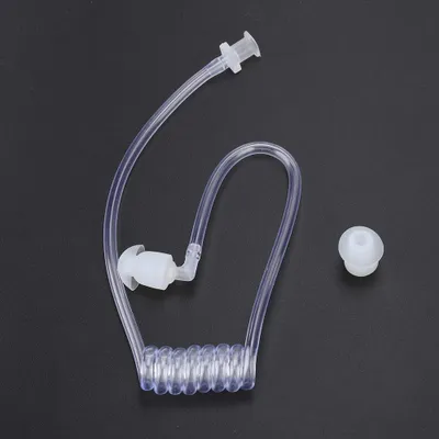 Image de 10 pièces de tubes acoustiques de remplacement pour écouteurs de talkie-walkie et casques de radios bidirectionnelles