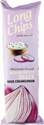 Produktbild von Long Chips Sour Cream & Onion Kartoffelsnack 75g