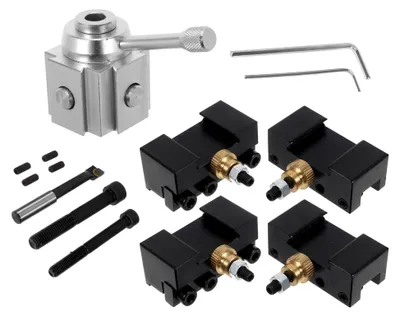 Produktbild von 8-teiliges Set für Drehwerkzeughalter - Zubehör für Mini-Drehmaschinen