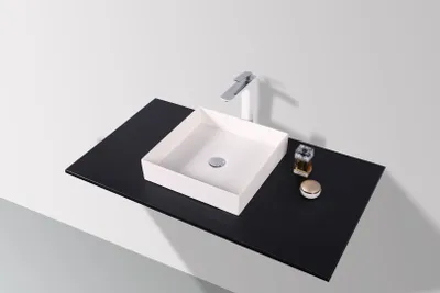 Produktbild von SLIM - DESIGN Mineralguss Aufsatzwaschtisch MAW2369