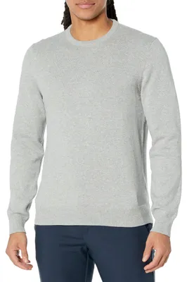 Produktbild von A. Essentials Herren Langärmliger Pullover Mit Rundhalsausschnitt, 100% Baumwoll
