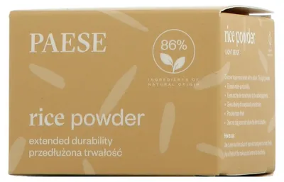 Productafbeelding van Paese Losse Poeder, Rijstpoeder, Licht Beige (10 g)
