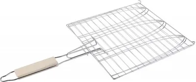 Produktbild von 3er Set Grillrost Fischroster 280x276mm für Fisch- und Gemüseportionen