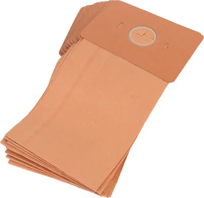 A stack of brown paper vacuum cleaner bags.