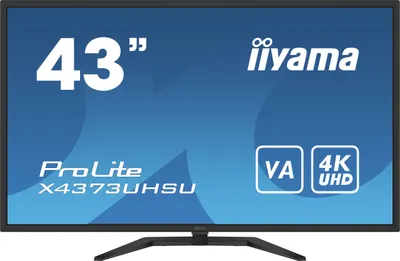 Produktbild von iiyama X4373UHSU-B1, LED-Monitor, (UltraHD/4K, VA, HDMI)