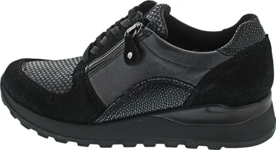 Zdjęcie produktu dla Buty sportowe Waldläufer Hiroko-Soft, czarne, rozmiar 38,5.