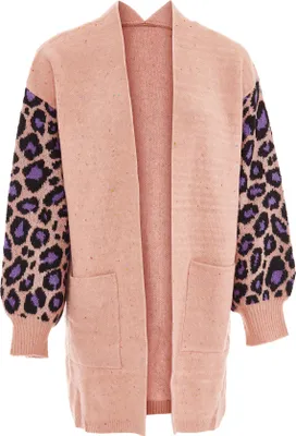 Image de Cardigan IMANE pour femme - rose foncé, M