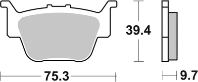 Immagine prodotto di Pastiglie per freni SBS - metallo sinterizzato