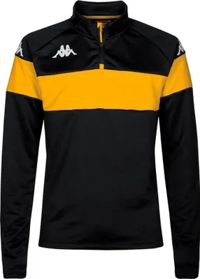 Obrázek produktu pro Kappa Dovare Half Zip mikina žlutá,černá M Muž žlutá,černá M