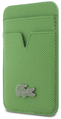 Zdjęcie produktu dla Portfel Lacoste Petit Pique MagSafe zielony
