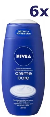 Zdjęcie produktu dla 6 szt. Żel pod prysznic Nivea – Creme Care 250 ml