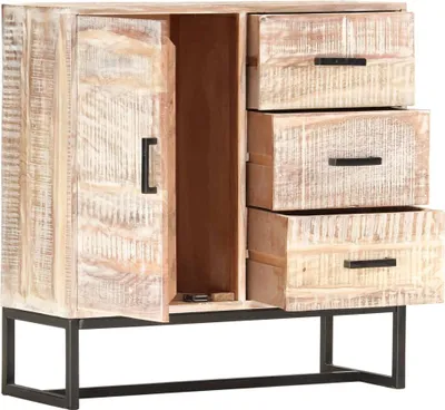 Obrázek produktu pro vidaXL Příborník bílý 73×30×75 cm Masivní akáciové dřevo
