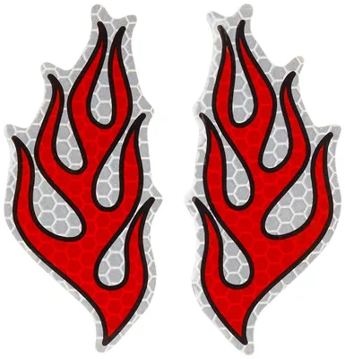 Produktbild von Aufkleber Sticker Fiamma Reflektierend, 10 x 12 cm