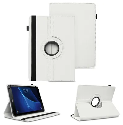 Produktbild von Tablet Hülle für Samsung Galaxy Tab A6 10.1 2016 360° Drehbar Case Cover SchutzFarben:Weiss