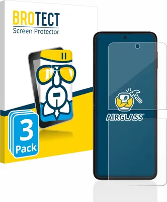 Produktbild von 3x BROTECT Schutzglas für Samsung Galaxy Z Flip 3 5G Schutzfolie Panzer Folie Glas Display Schutz klar