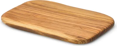 Obrázok produktu pre CONTINENTA Doska na krájanie v prírodnom tvare, olivové drevo 25 x 15 x 1,2 cm 4972 4017167497204 Výhodná sada – 2 kusy – vrátane 4 nerezových slamiek