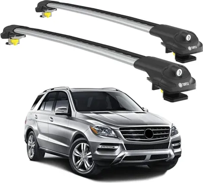 Immagine prodotto di TURTLE ROOF AIR-1 MERCEDES-BENZ M-CLASS ML-W166 2012 - 2019 , Argento