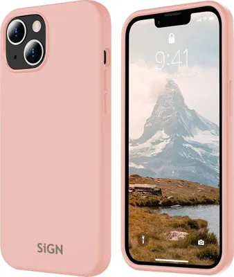 Immagine prodotto di Custodia in silicone liquido per iPhone 15 plus - Rosa chiaro