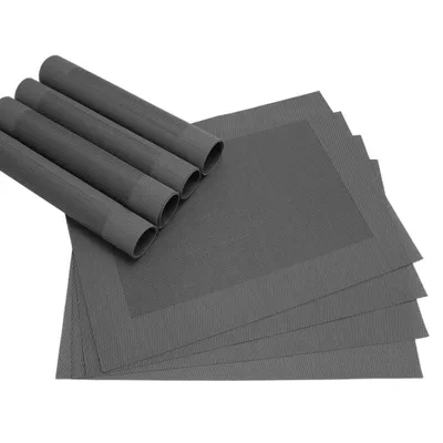 Produktbild von Tischset BORDA 8er schwarz Tischunterlage als Tischdeko
