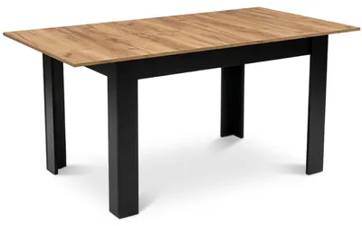 Obrázek produktu pro Stůl - Leobert - dub craft/černé nohy - 160 x 80 cm
