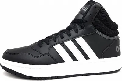 Image de adidas Hoops 3.0 Mid lacets sportifs Noir