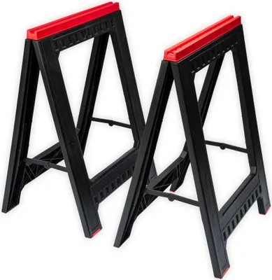 Produktbild von 2er Set Unterstellbock Arbeitsbock Klappböcke Gerüstbock Stützbock bis 350 kg Kunststoff