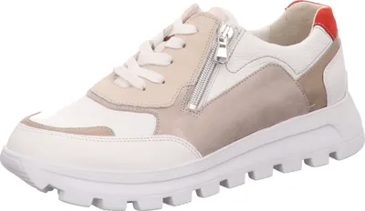 Produktbild von Waldläufer Schnürhalbschuhe in weiss/weiss kombi, Gr. 7