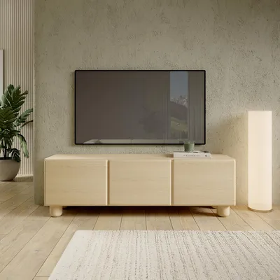 Produktbild von Gareto - TV-Schrank, 150x38x47h cm Eichenbraun, ein Regal