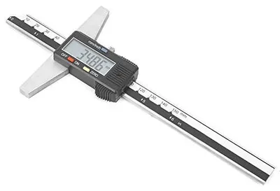 Produktbild von Digitale Tiefenmessschieber 0-150 mm - Hohe Präzision mit LCD-Anzeige - 0,01 mm Auflösung