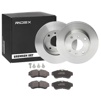 Produktbild von 2X Bremsscheiben + Bremsbeläge Vorne